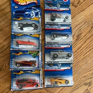 Set of 8 Hot Wheels Assorted Die-Cast Cars Set
